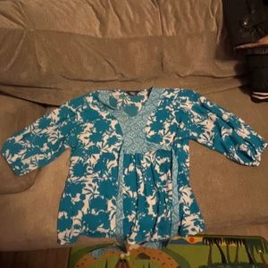 Large Blue Blouse